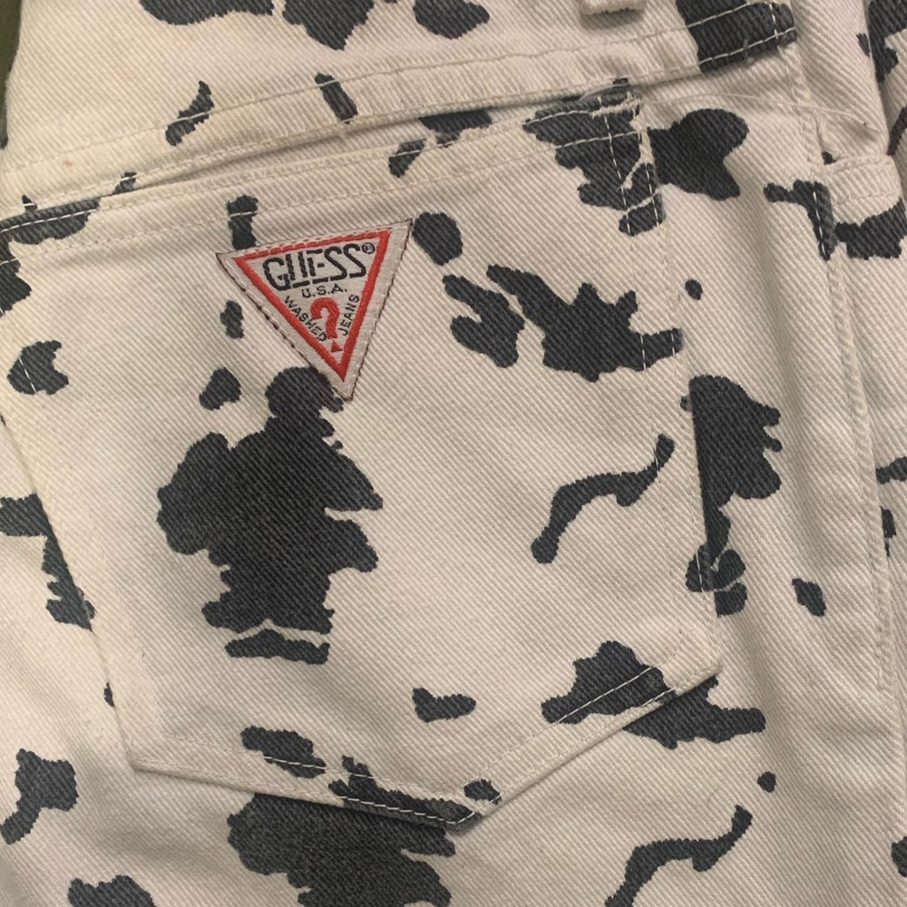 Marciano for guess cowprint jeans